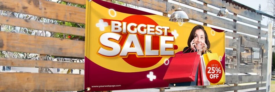 Sådan skaber du opmærksomhed med stofbannere foran din virksomhed