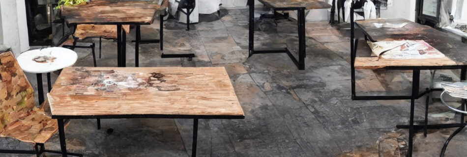 DIY: Lav dit eget altanbord med genbrugsmaterialer