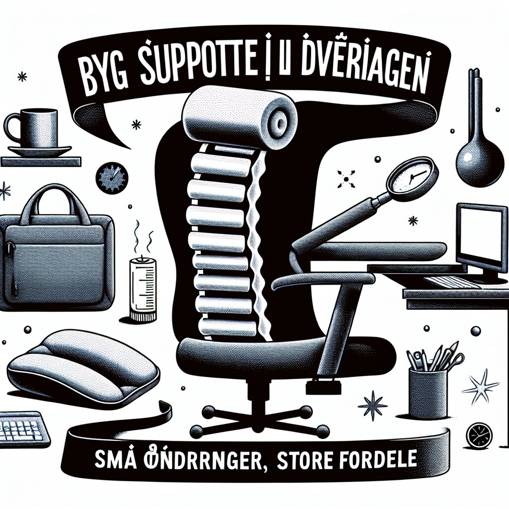Rygstøtte i hverdagen: Små ændringer, store fordele
